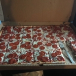 Favorite pizza when we visited our hometown ;)~~~CARLY